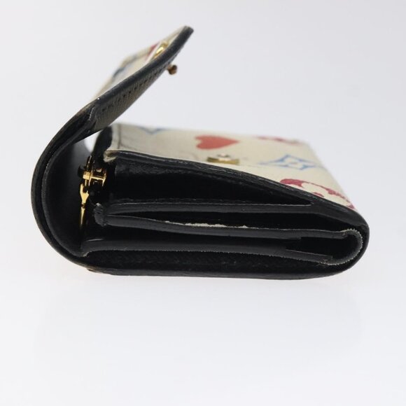 LOUIS VUITTON Monogram Game On Portefeuillezoe Wallet White Auth - Picture 5 of 16